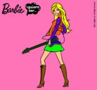 Dibujo Barbie la rockera pintado por eugenia25