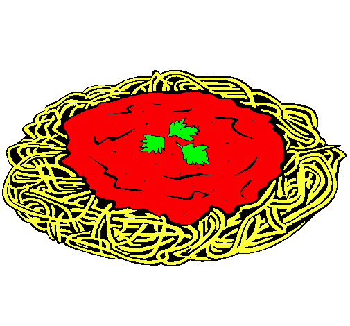 Dibujo Espaguetis con queso pintado por danna11