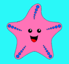 Dibujo Estrella de mar pintado por eellssaa