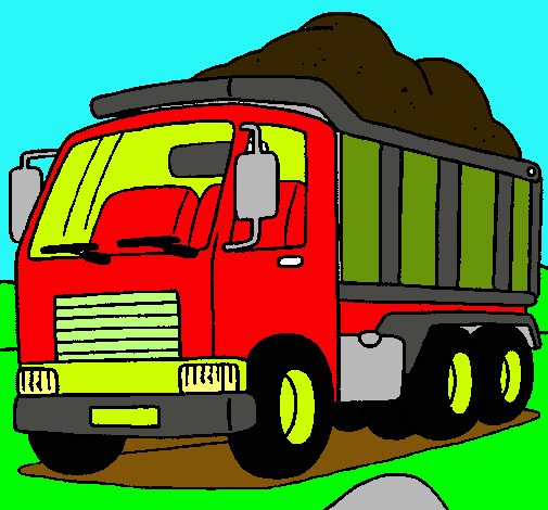 Dibujo Camión de carga pintado por marcos8000