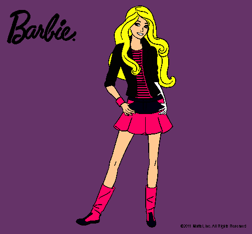 Dibujo Barbie juvenil pintado por Gemitaber