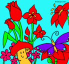 Dibujo Fauna y flora pintado por lucilg