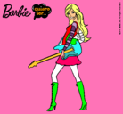 Dibujo Barbie la rockera pintado por yosra