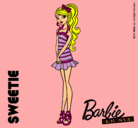 Dibujo Barbie Fashionista 6 pintado por orata