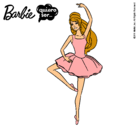 Dibujo Barbie bailarina de ballet pintado por cayetana