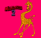 Dibujo Madagascar 2 Melman pintado por pppppppppppp