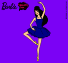 Dibujo Barbie bailarina de ballet pintado por akka