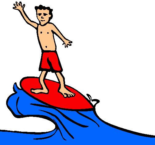 Dibujo Surfista pintado por lovezno
