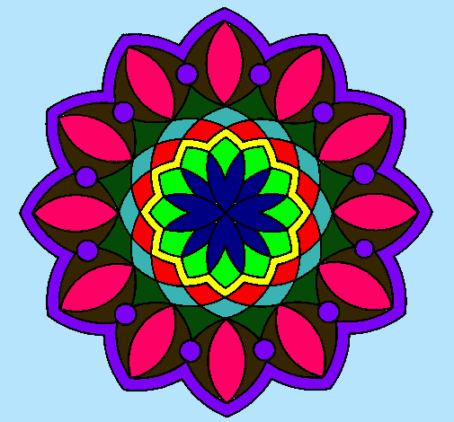 Dibujo Mandala 20 pintado por briseidy