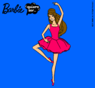 Dibujo Barbie bailarina de ballet pintado por silvanaf