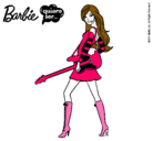 Dibujo Barbie la rockera pintado por no-tengo-nob