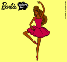 Dibujo Barbie bailarina de ballet pintado por huty