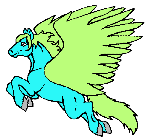 Pegaso volando