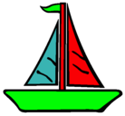 Dibujo Barco velero pintado por betybrunO
