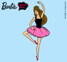 Dibujo Barbie bailarina de ballet pintado por la-mejor