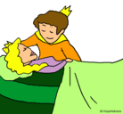 Dibujo La princesa durmiente y el príncipe pintado por 67ghighjk