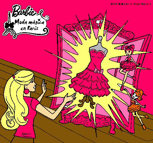 El vestido mágico de Barbie