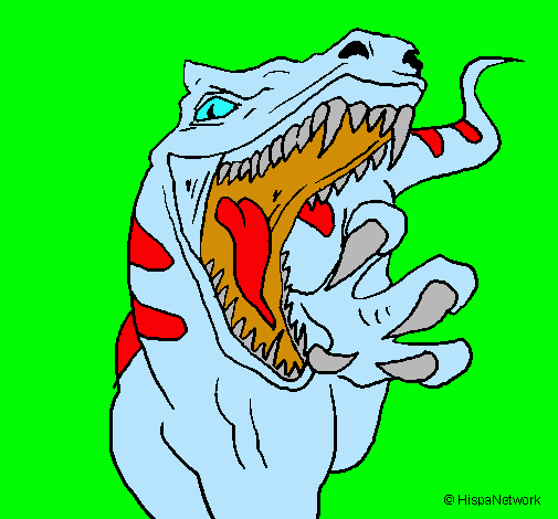 Dibujo Velociraptor II pintado por dragon2012