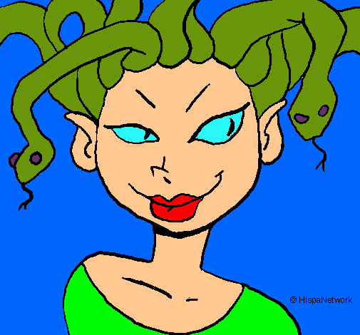 Mujer medusa