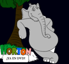 Dibujo Horton pintado por domene