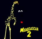 Dibujo Madagascar 2 Melman pintado por iiiiiiiiiiii