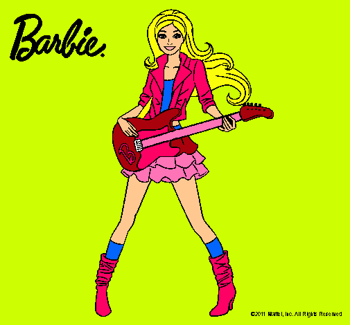 Barbie guitarrista