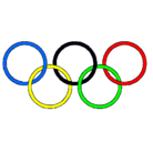 Dibujo Anillas de los juegos olimpícos pintado por danna11