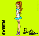 Dibujo Barbie Fashionista 6 pintado por valery