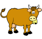 Dibujo Vaca lechera pintado por behia