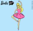 Dibujo Barbie bailarina de ballet pintado por claudiaa