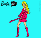 Dibujo Barbie la rockera pintado por caterin5678