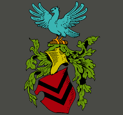 Escudo de armas y aguila 