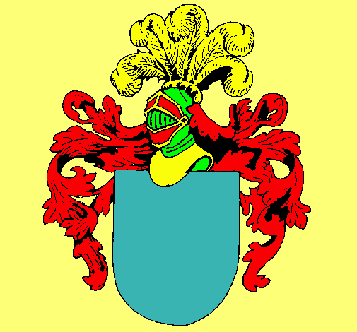 Escudo de armas y casco