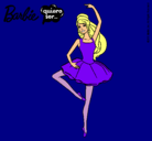 Dibujo Barbie bailarina de ballet pintado por hermione