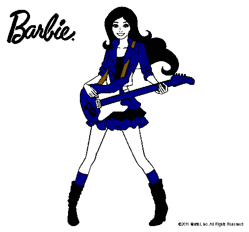 Barbie guitarrista