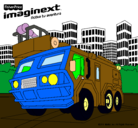 Dibujo Imaginext 15 pintado por tronco34