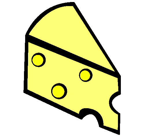 Dibujo Queso pintado por MAMAMAN