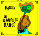 Dibujo Rango pintado por oscara