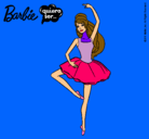 Dibujo Barbie bailarina de ballet pintado por aaalllll