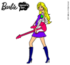 Dibujo Barbie la rockera pintado por moreniita42