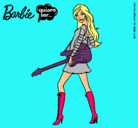 Dibujo Barbie la rockera pintado por brisitaa 