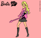 Dibujo Barbie la rockera pintado por alexcggvgvgv