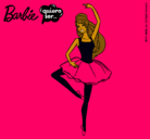 Dibujo Barbie bailarina de ballet pintado por jajaja