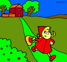 Dibujo Caperucita roja 3 pintado por avatar