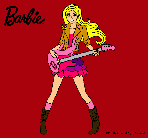 Barbie guitarrista