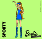 Dibujo Barbie Fashionista 4 pintado por sporty