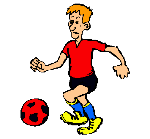 Dibujo Jugador de fútbol pintado por Bailarin