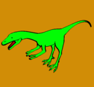 Dibujo Velociraptor II pintado por jes483