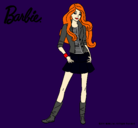 Dibujo Barbie juvenil pintado por yalla
