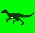 Dibujo Velociraptor pintado por dfdfgsrese